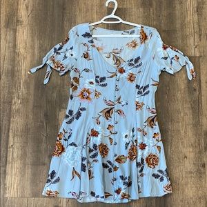 Kimchi Blue Flower button down dress